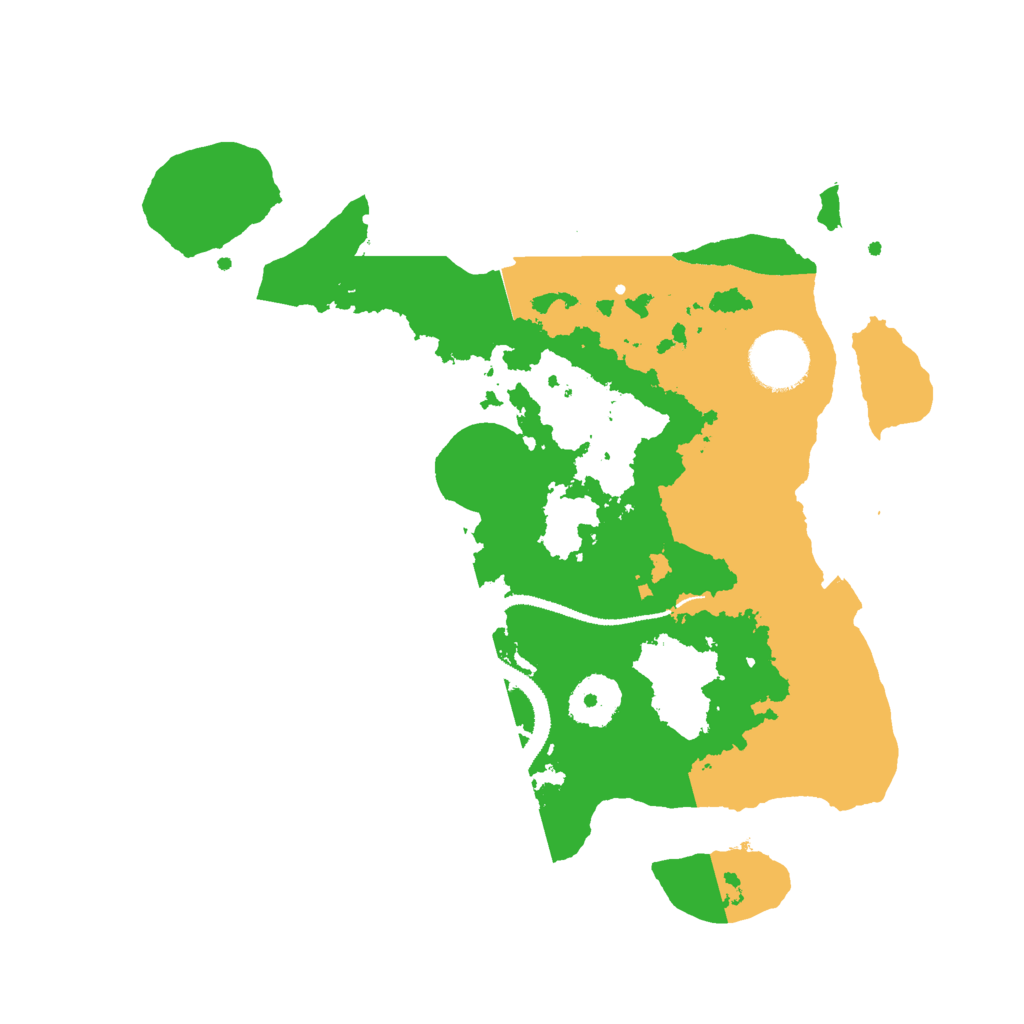 Biome Rust Map: Procedural Map, Size: 3000, Seed: 100384