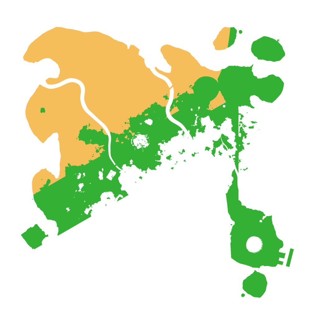 Biome Rust Map: Procedural Map, Size: 3500, Seed: 166018230