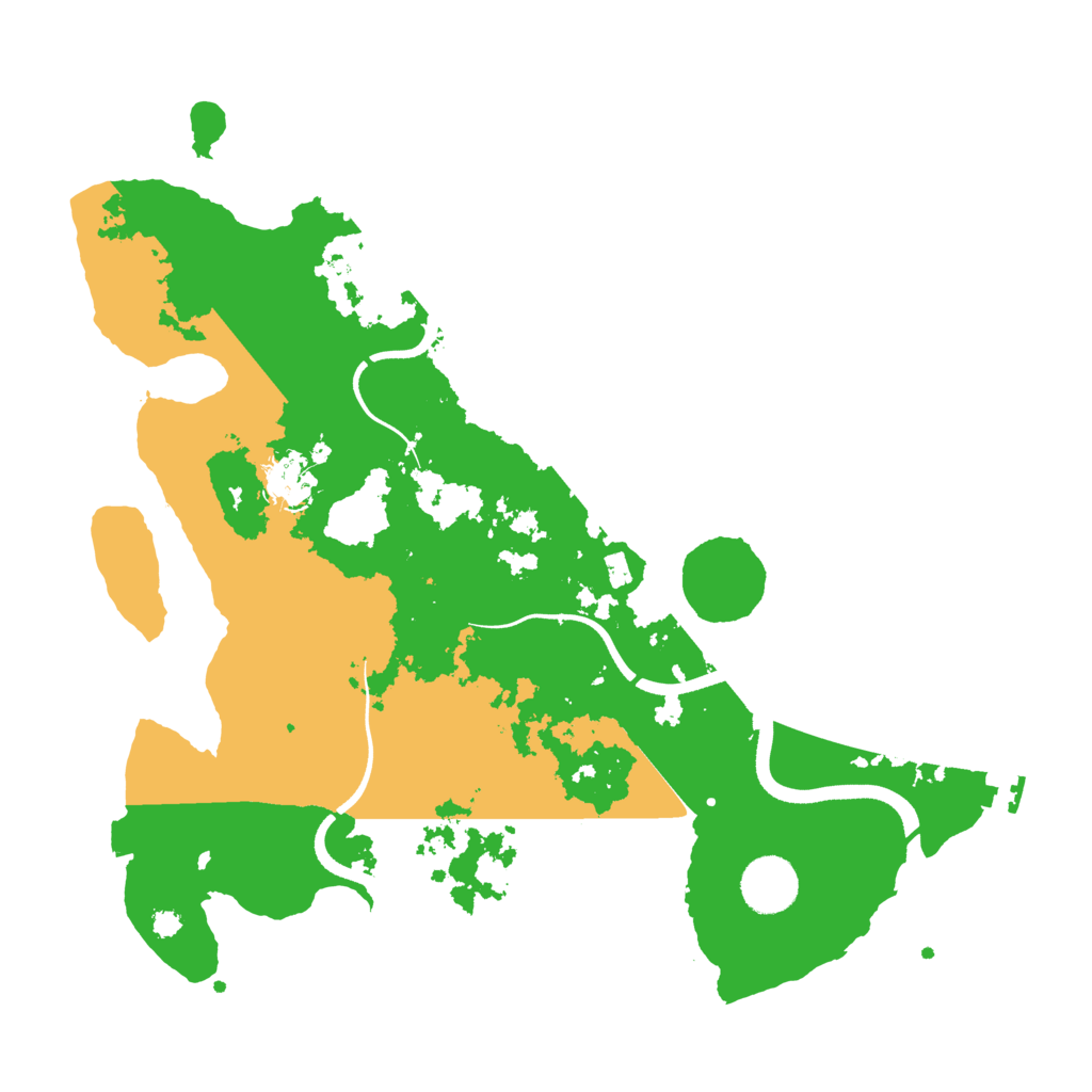 Biome Rust Map: Procedural Map, Size: 3515, Seed: 7458