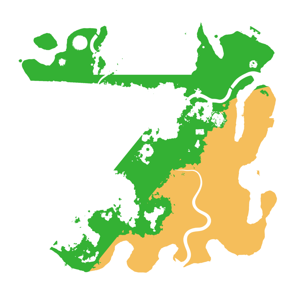 Biome Rust Map: Procedural Map, Size: 3750, Seed: 405202388