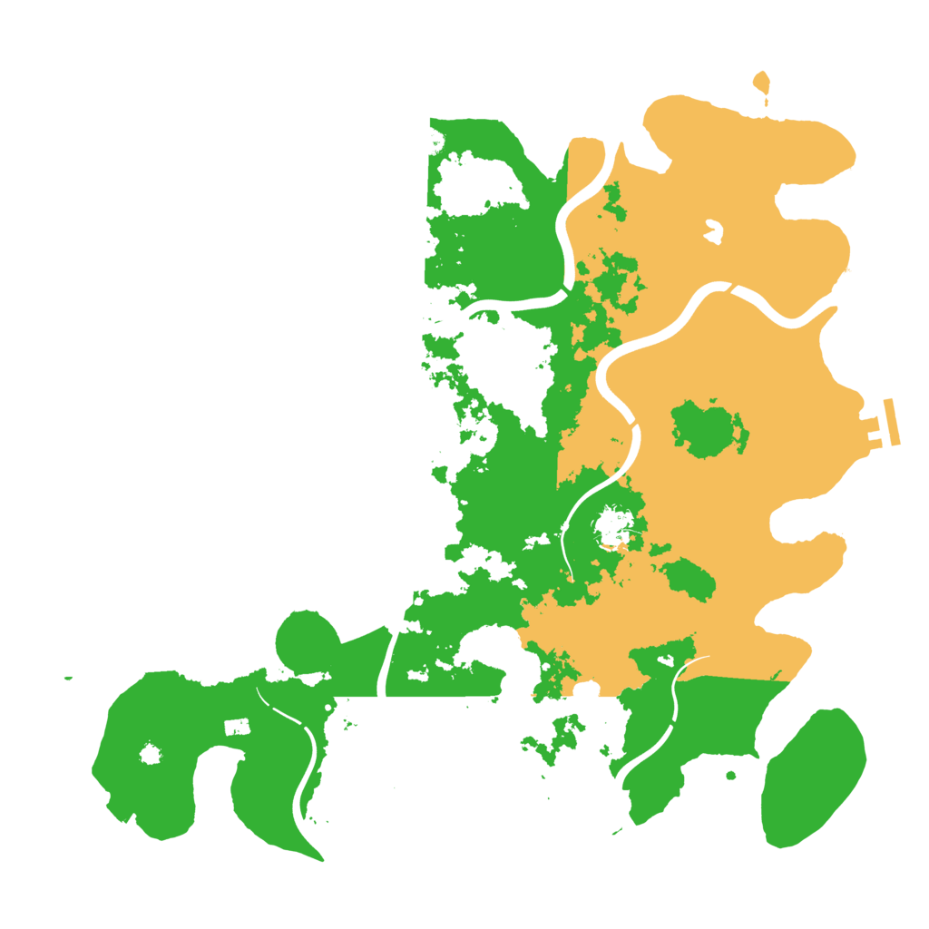 Biome Rust Map: Procedural Map, Size: 4000, Seed: 83908859