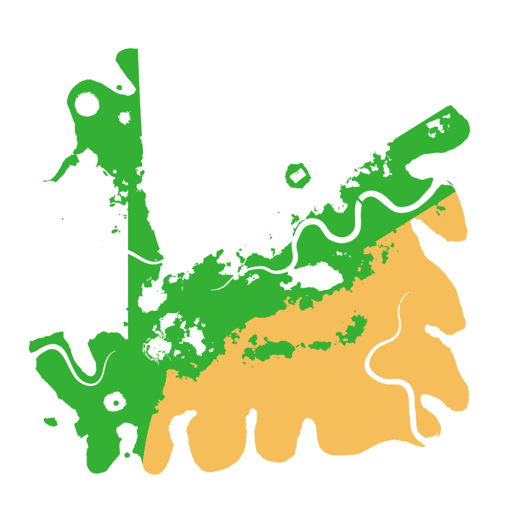 Biome Rust Map: Procedural Map, Size: 3750, Seed: 500000