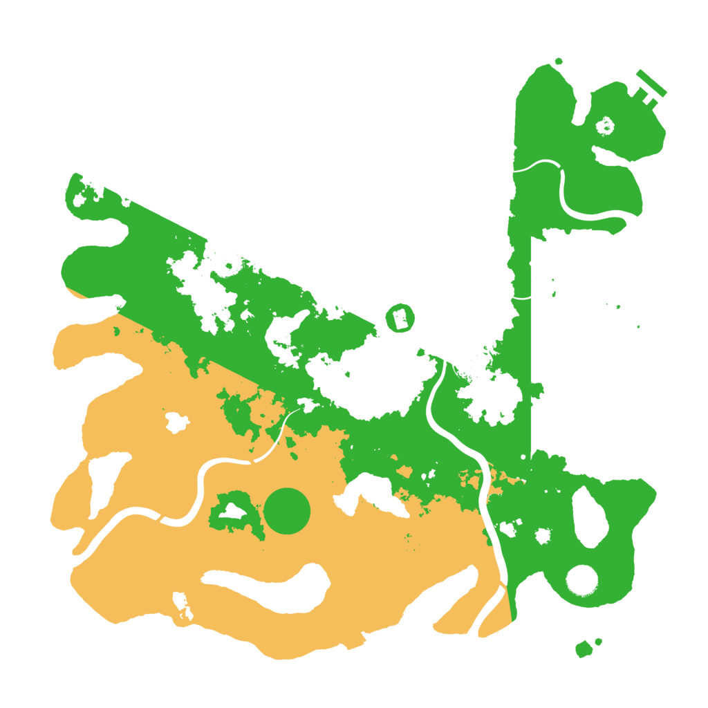 Biome Rust Map: Procedural Map, Size: 4000, Seed: 482193
