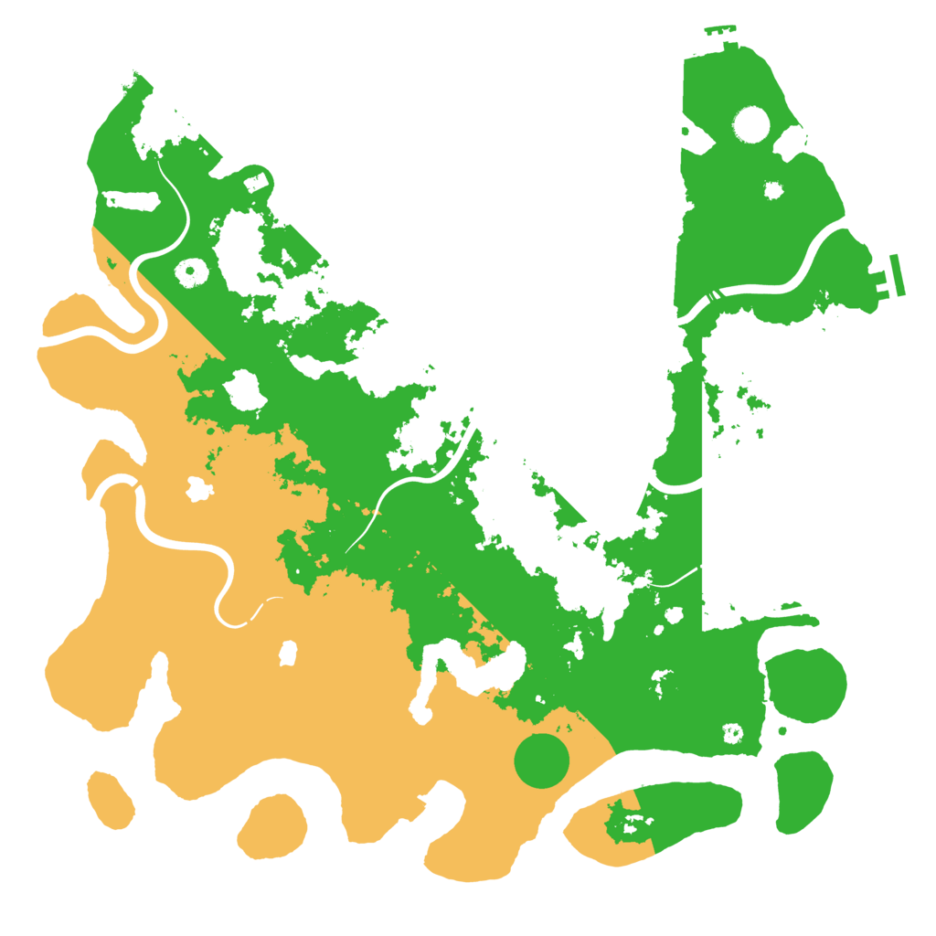 Biome Rust Map: Procedural Map, Size: 4500, Seed: 784225028