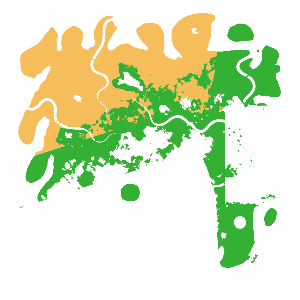 Biome Rust Map: Procedural Map, Size: 4500, Seed: 1801201071