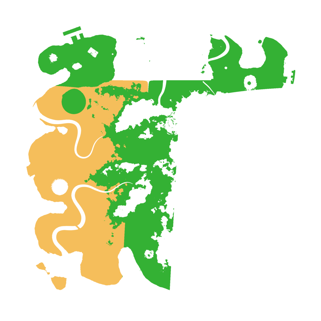 Biome Rust Map: Procedural Map, Size: 3500, Seed: 716605517