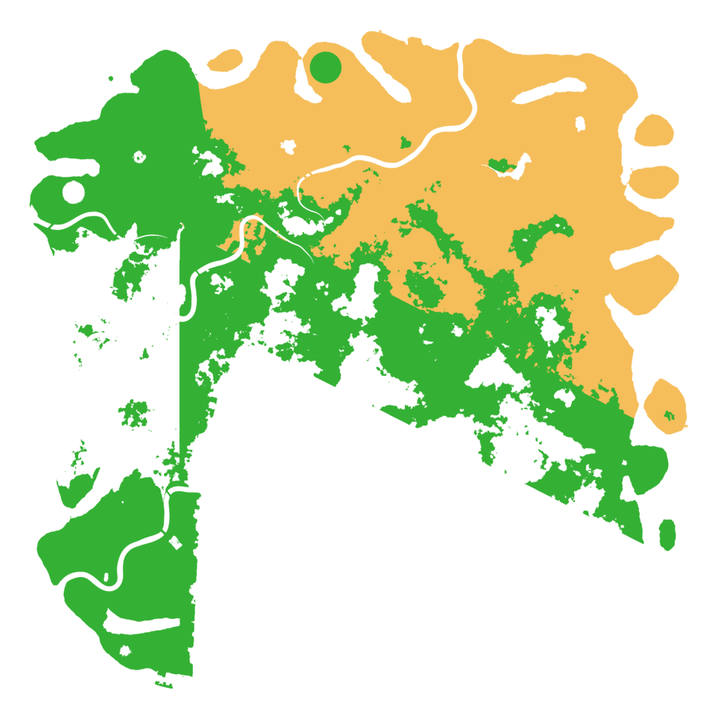 Biome Rust Map: Procedural Map, Size: 6000, Seed: 252676