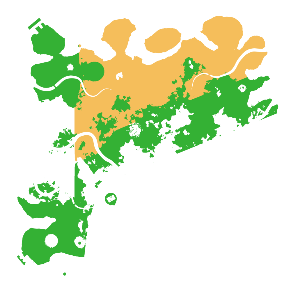 Biome Rust Map: Procedural Map, Size: 4000, Seed: 31779