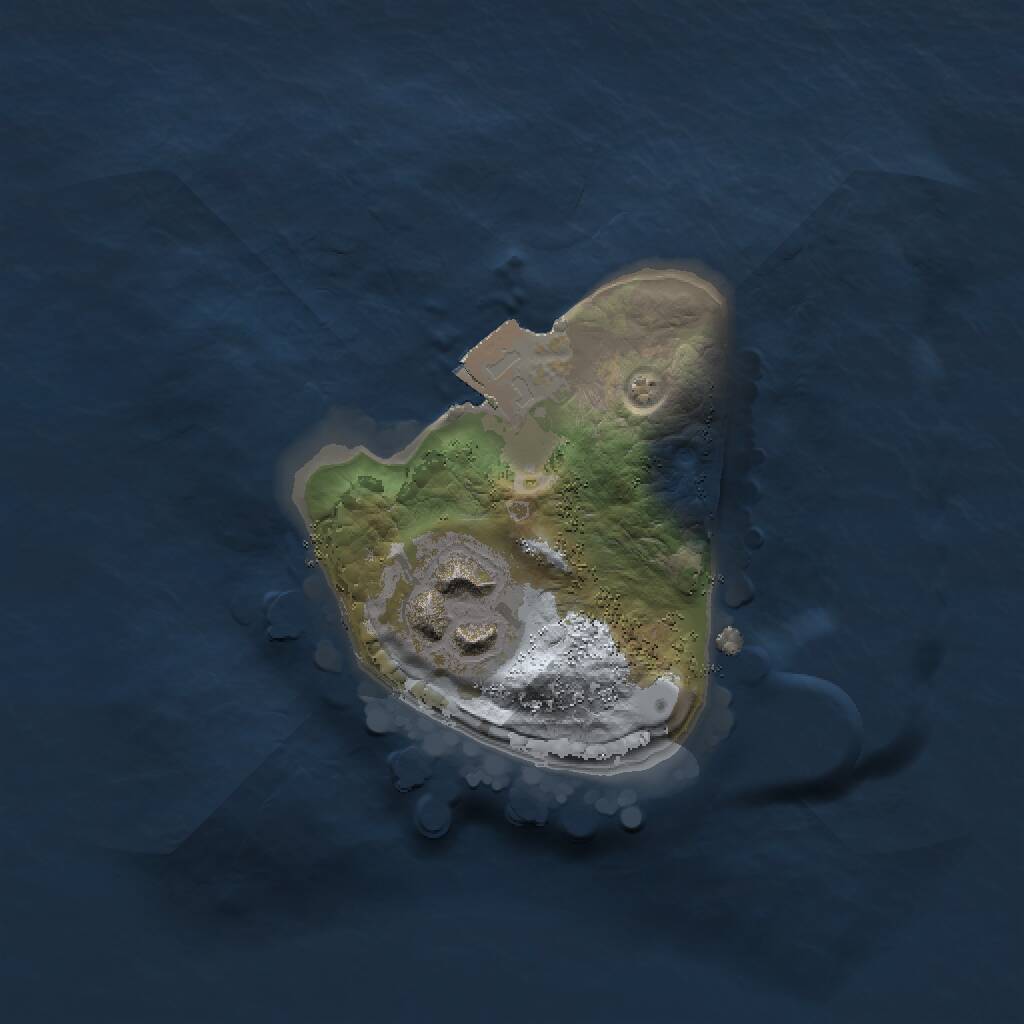 Rust Map: Procedural Map, Size: 1500, Seed: 789234, 2 Monuments