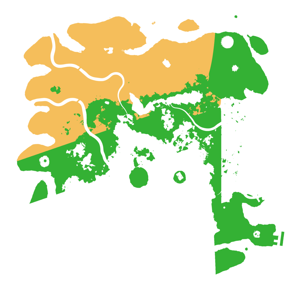 Biome Rust Map: Procedural Map, Size: 4200, Seed: 93457567