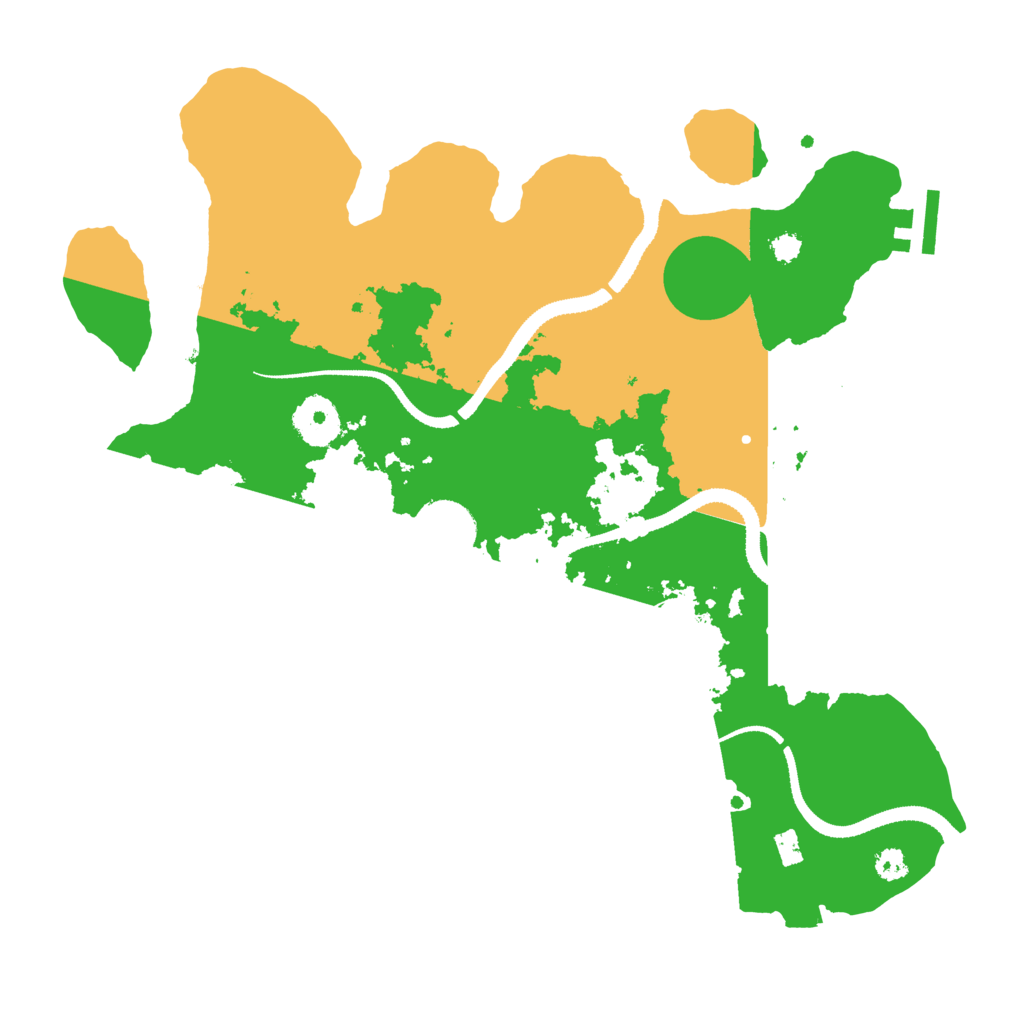 Biome Rust Map: Procedural Map, Size: 3225, Seed: 2147483647