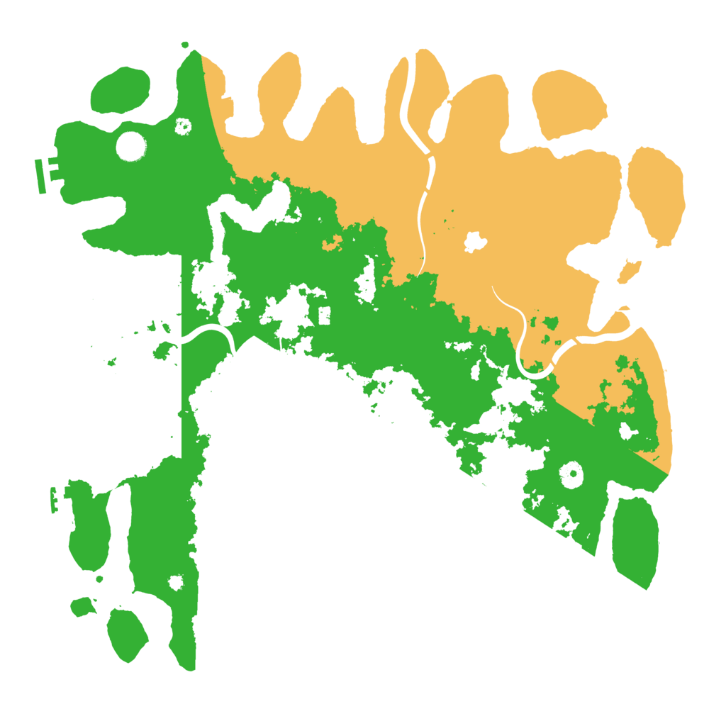 Biome Rust Map: Procedural Map, Size: 4250, Seed: 507894927