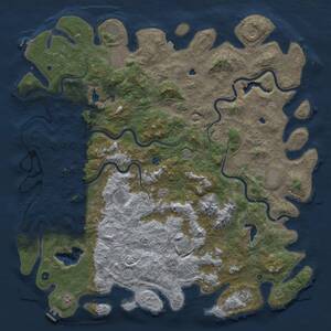 Thumbnail Rust Map: Procedural Map, Size: 6000, Seed: 2112309625, 17 Monuments