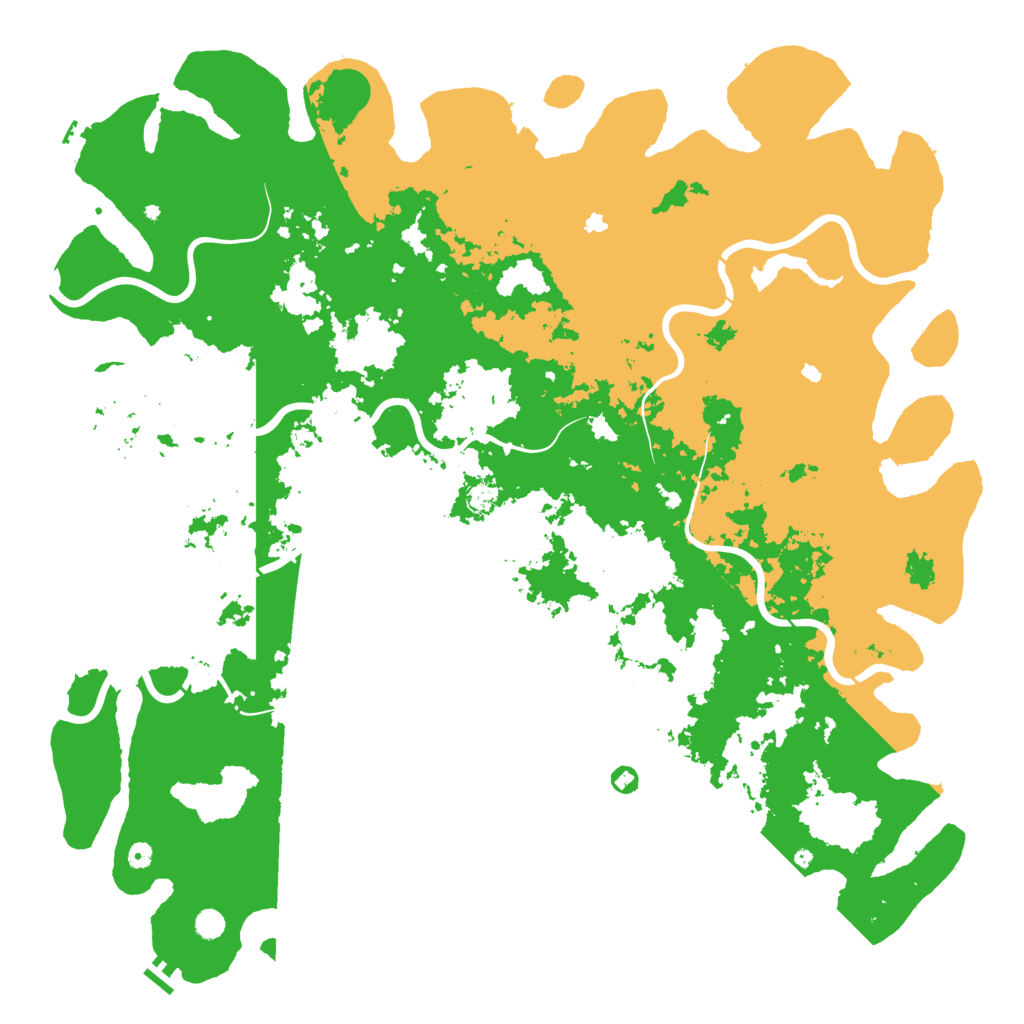 Biome Rust Map: Procedural Map, Size: 6000, Seed: 2112309625
