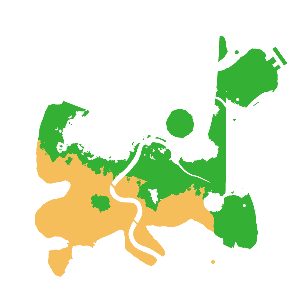 Biome Rust Map: Procedural Map, Size: 3000, Seed: 1119725042