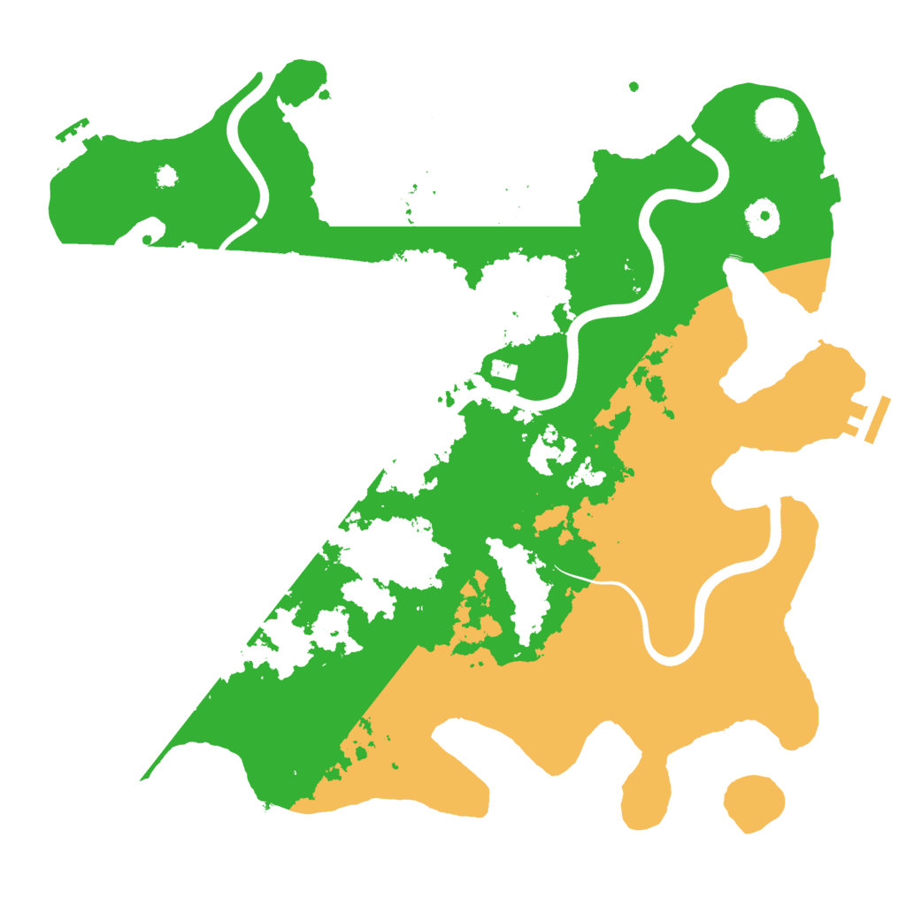 Biome Rust Map: Procedural Map, Size: 3750, Seed: 297400415