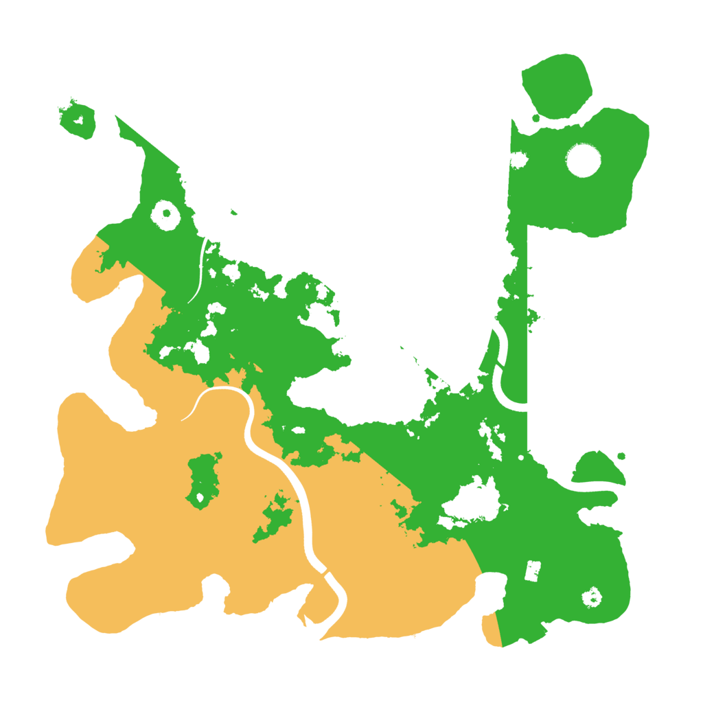 Biome Rust Map: Procedural Map, Size: 3650, Seed: 78423945