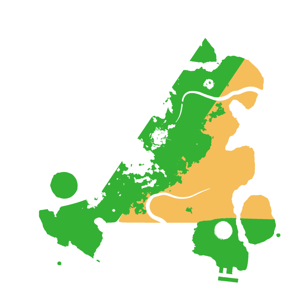 Biome Rust Map: Procedural Map, Size: 3000, Seed: 204104367