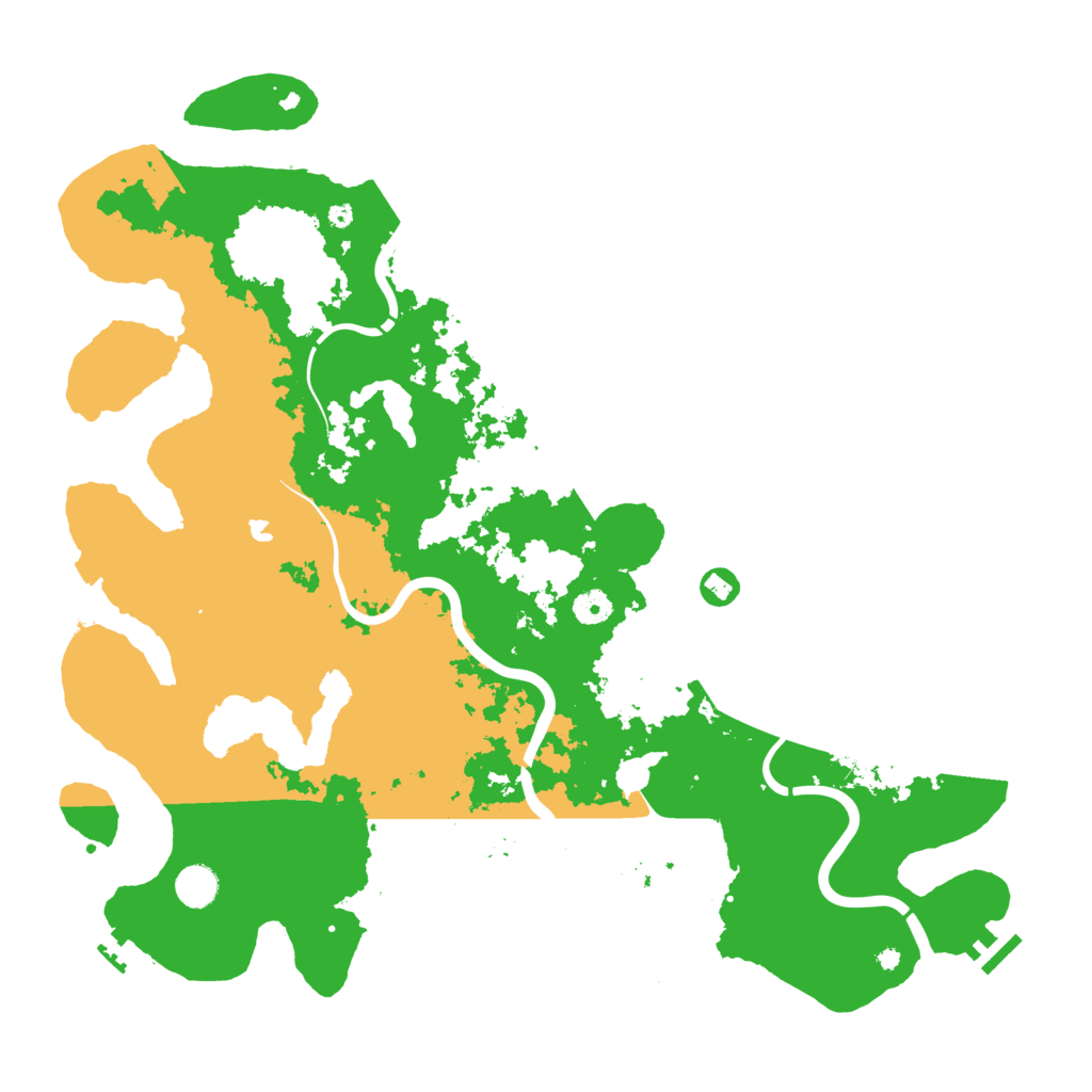 Biome Rust Map: Procedural Map, Size: 4500, Seed: 560260