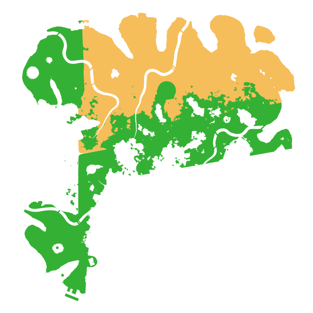 Biome Rust Map: Procedural Map, Size: 4500, Seed: 490464661