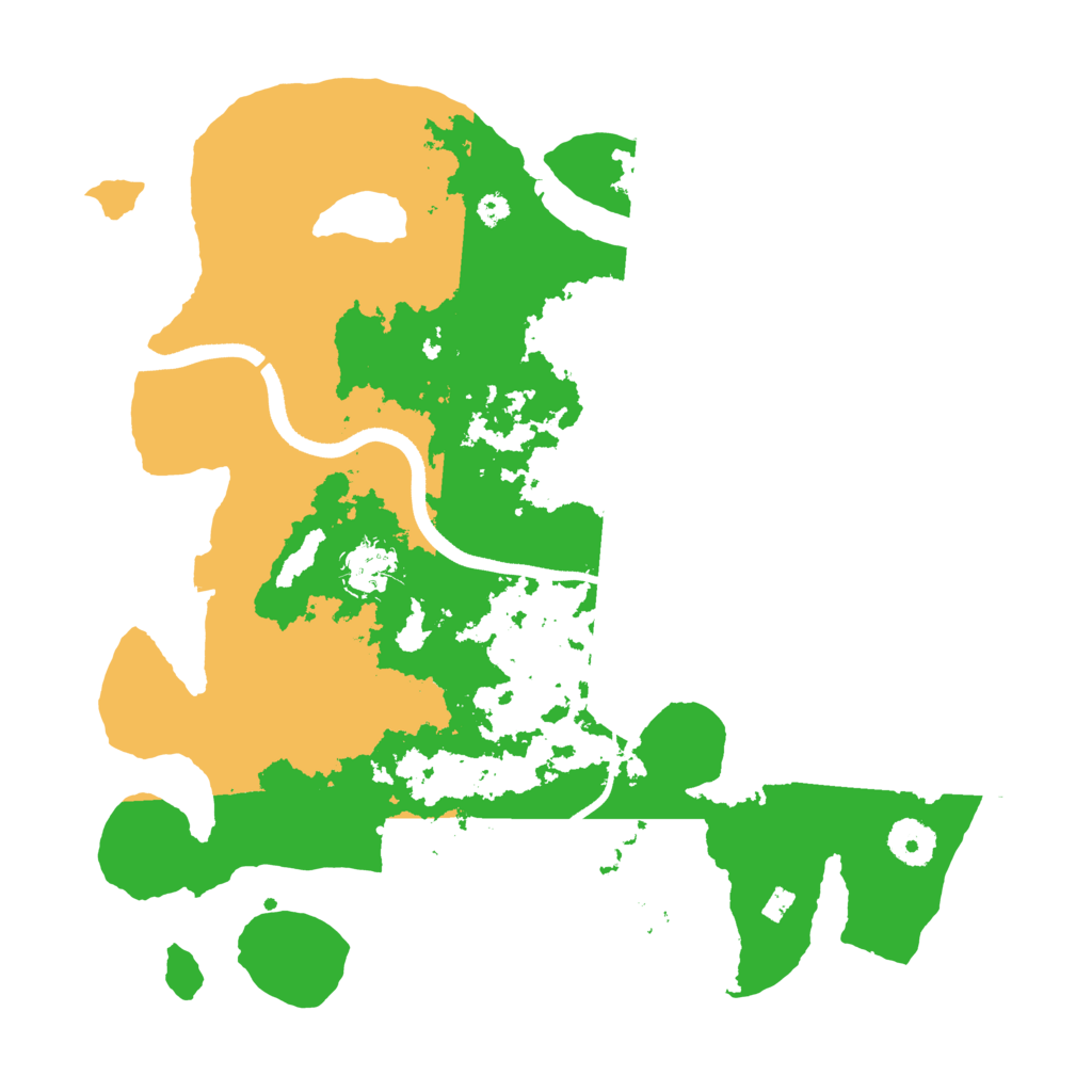 Biome Rust Map: Procedural Map, Size: 3500, Seed: 1832724746