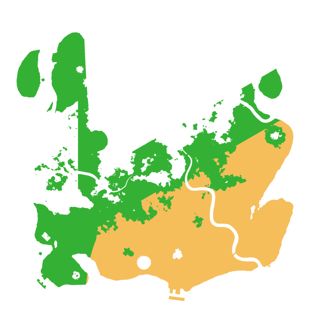 Biome Rust Map: Procedural Map, Size: 4000, Seed: 45682