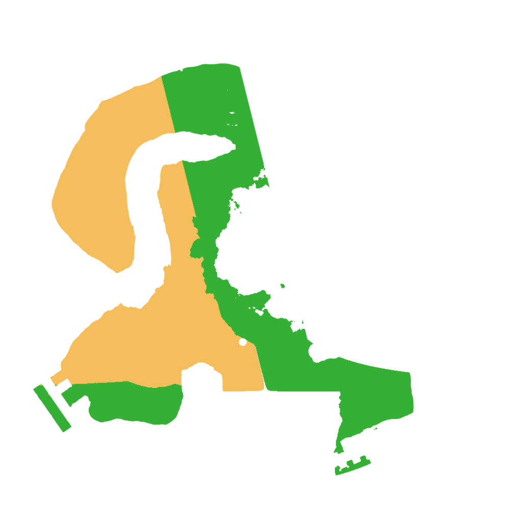 Biome Rust Map: Procedural Map, Size: 2000, Seed: 220978505