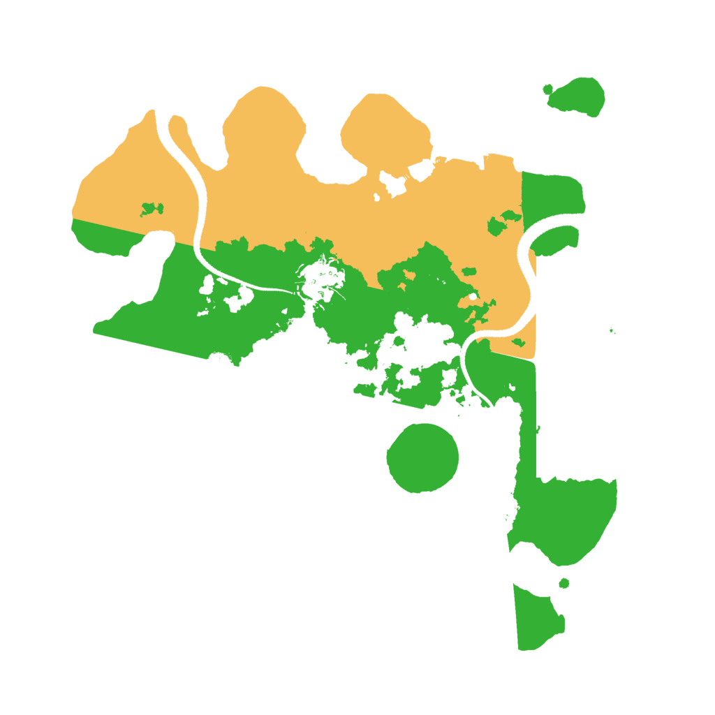 Biome Rust Map: Procedural Map, Size: 2800, Seed: 1450542029