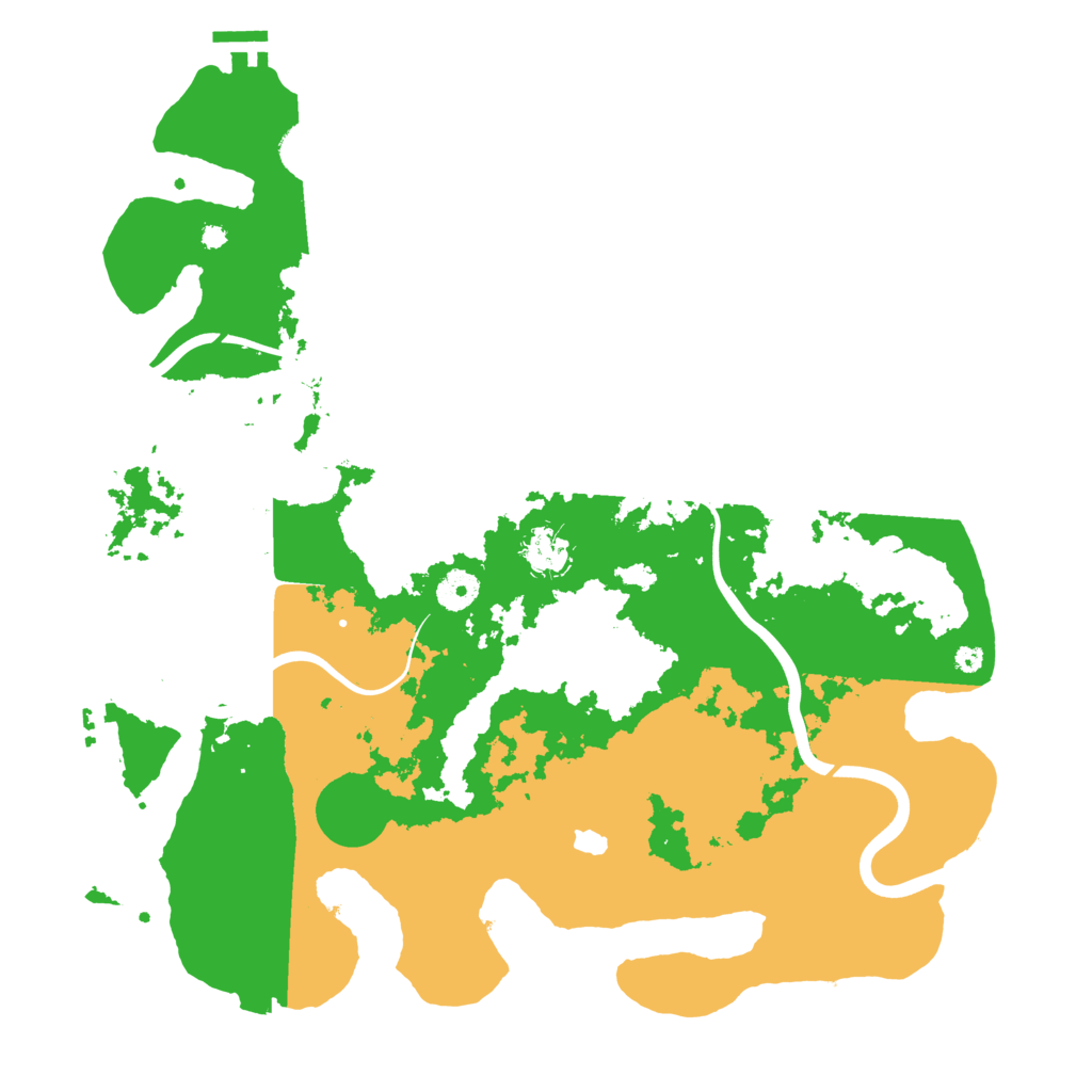 Biome Rust Map: Procedural Map, Size: 4000, Seed: 829474663