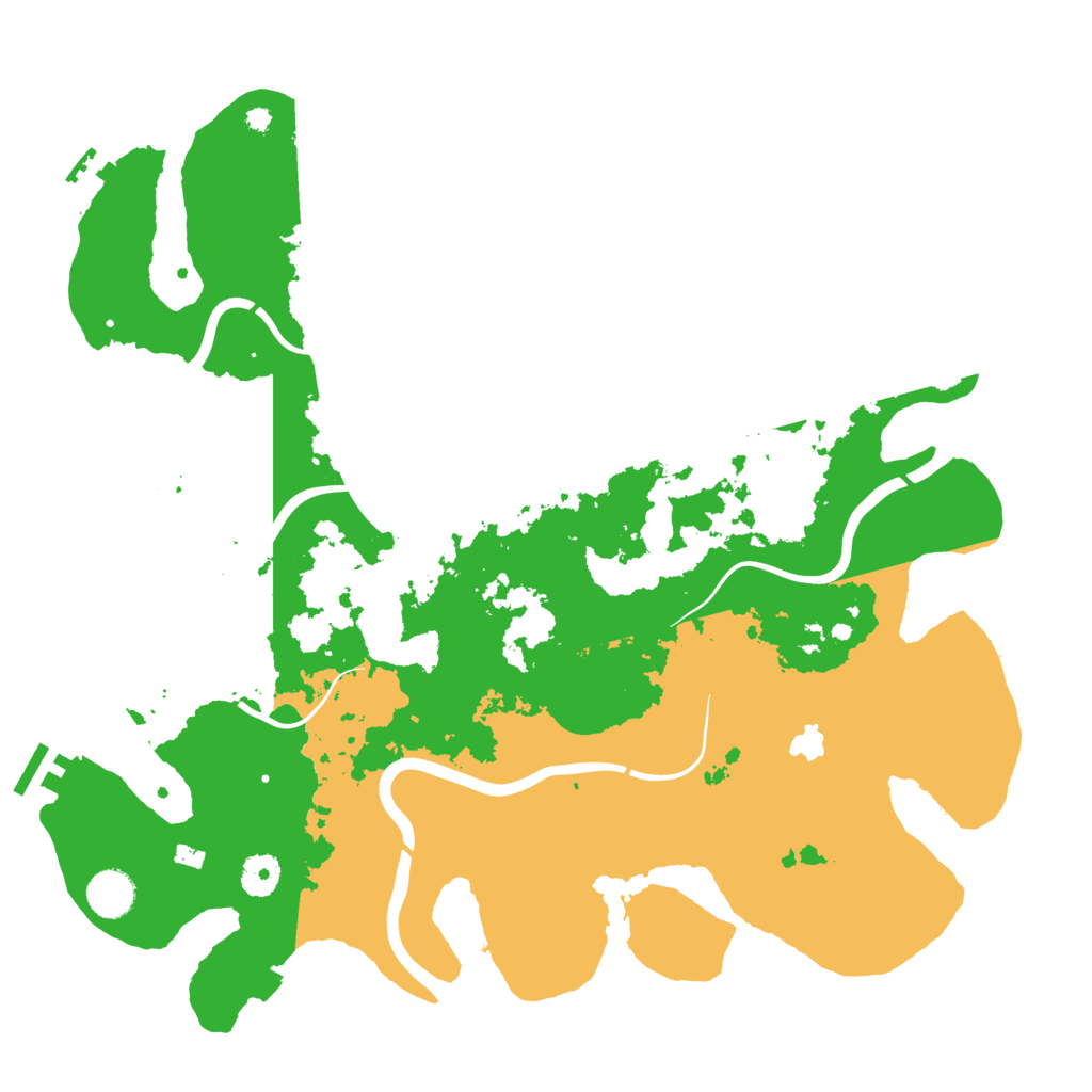 Biome Rust Map: Procedural Map, Size: 4000, Seed: 288725293