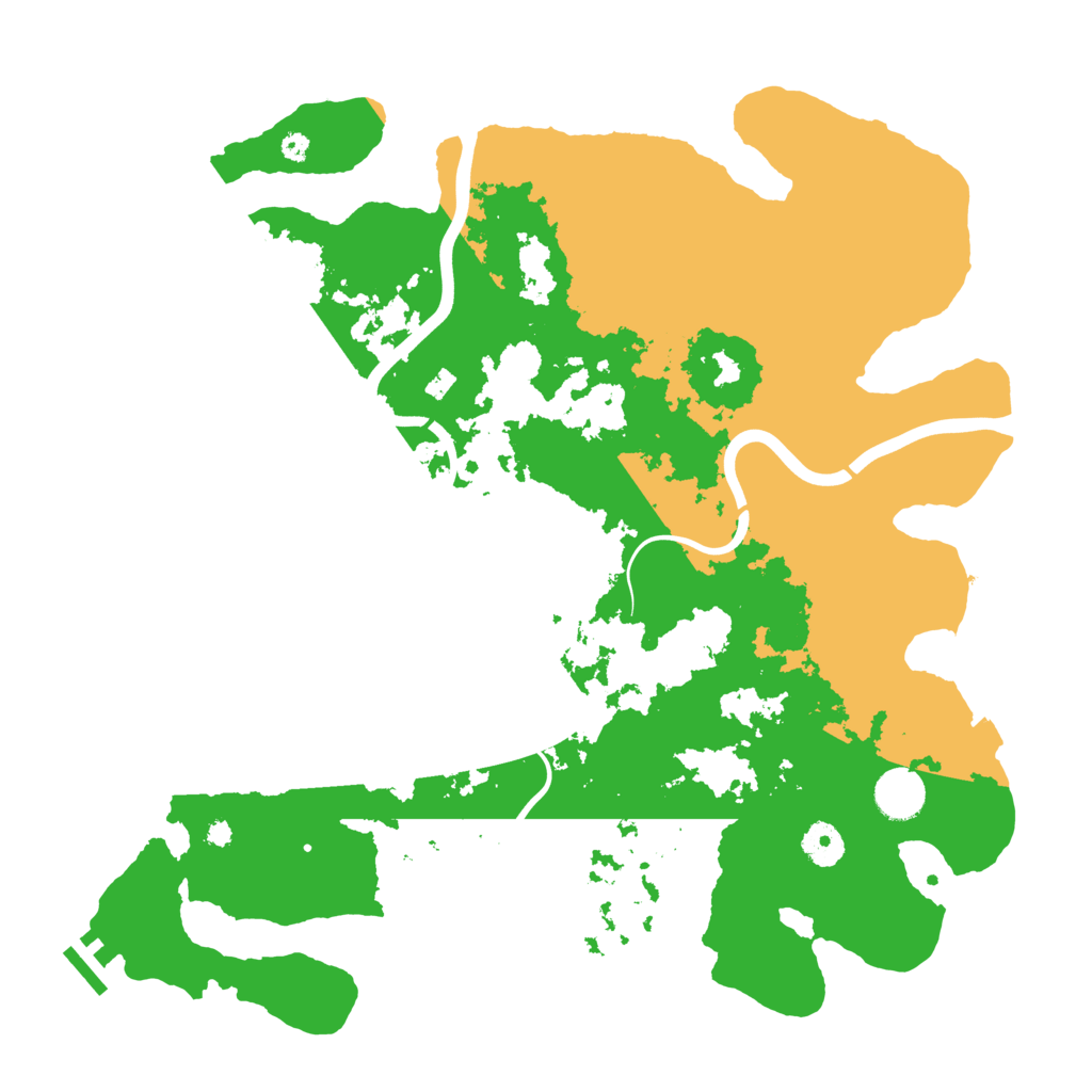 Biome Rust Map: Procedural Map, Size: 3900, Seed: 6584821