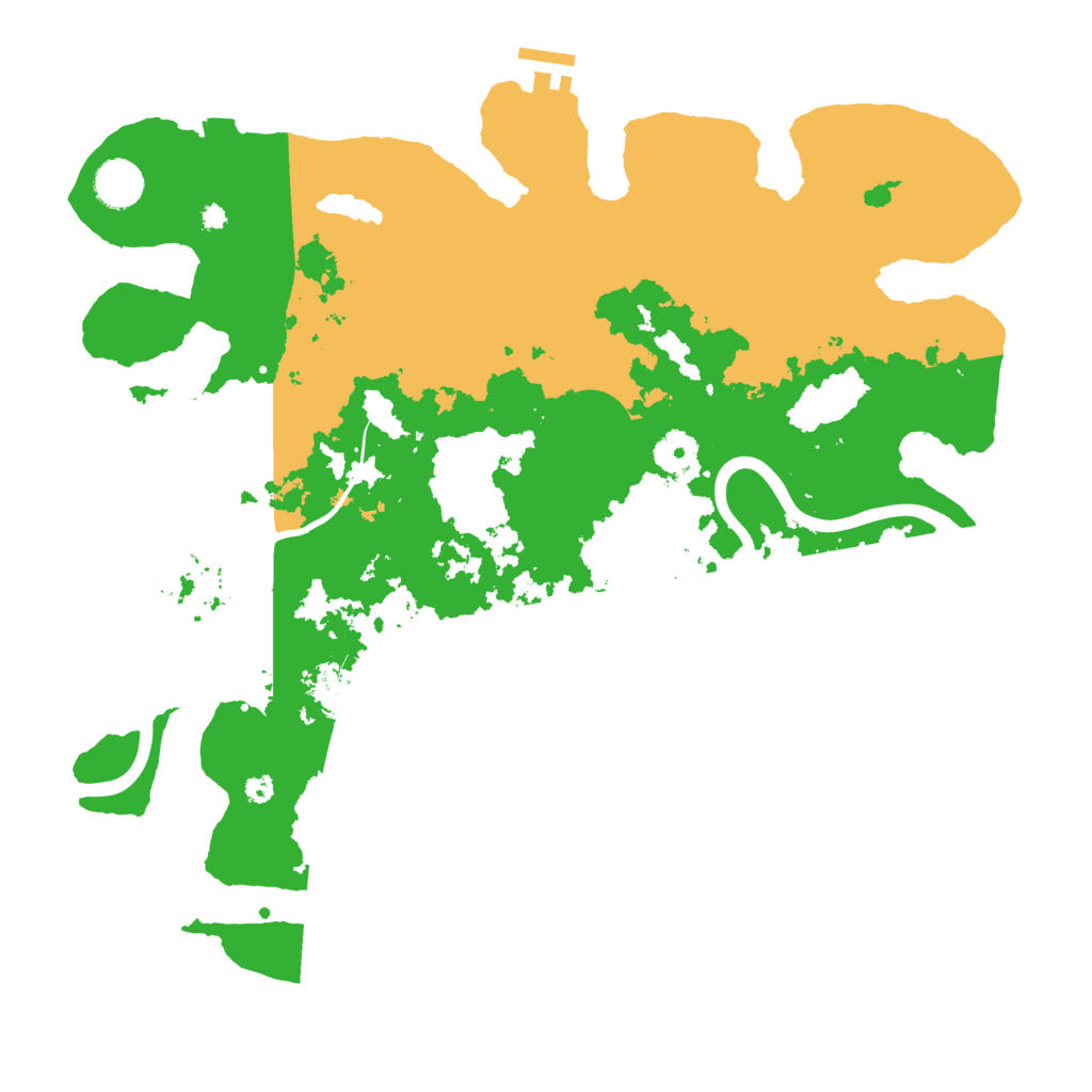 Biome Rust Map: Procedural Map, Size: 3900, Seed: 1054512896