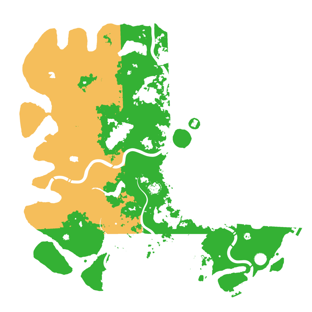 Biome Rust Map: Procedural Map, Size: 4500, Seed: 432389642