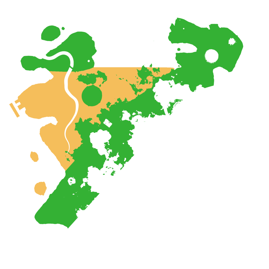 Biome Rust Map: Procedural Map, Size: 3500, Seed: 2082358236