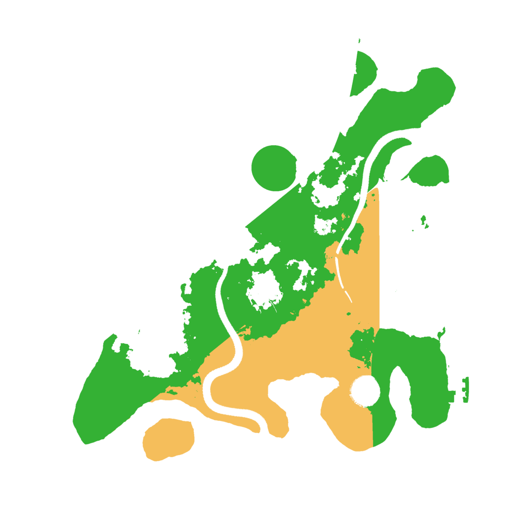 Biome Rust Map: Procedural Map, Size: 3000, Seed: 2119937998