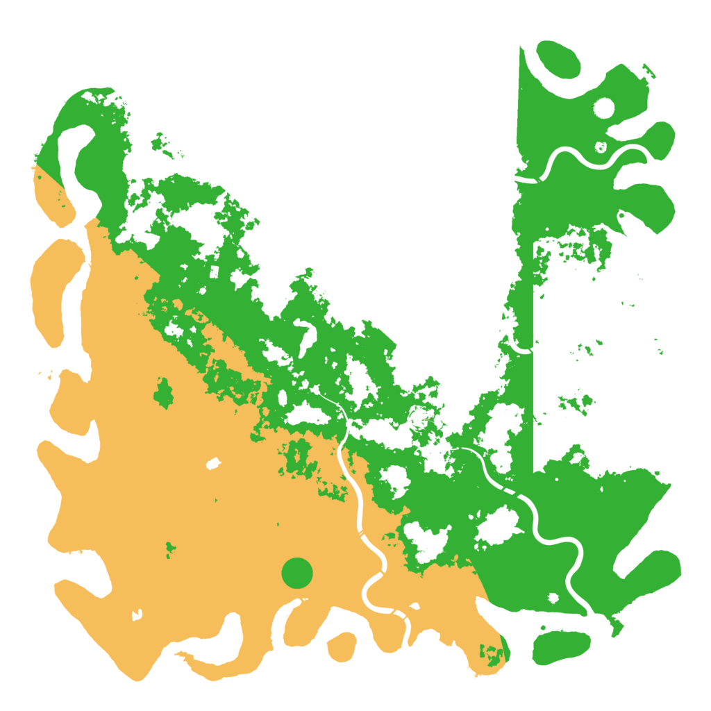 Biome Rust Map: Procedural Map, Size: 6000, Seed: 1631461184