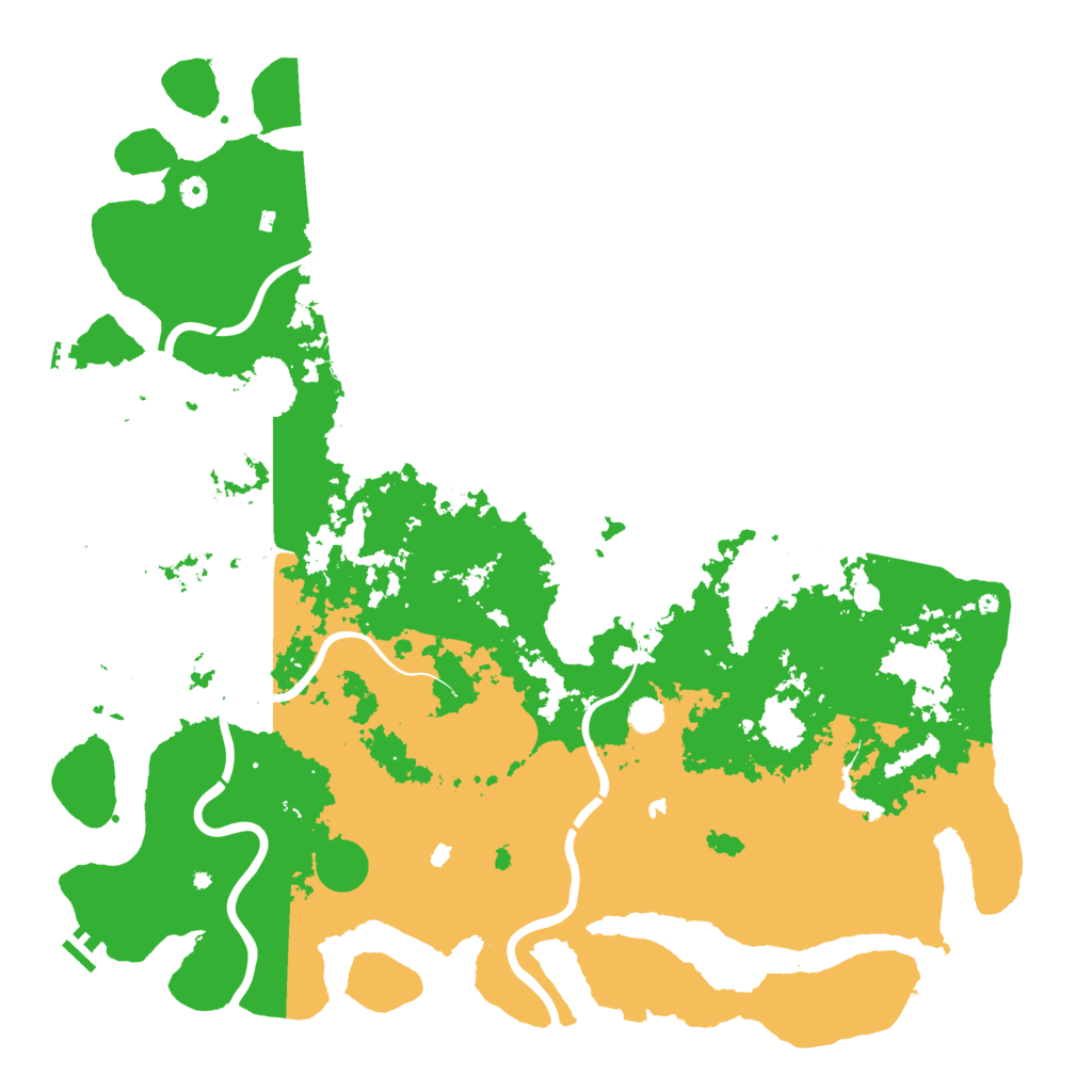 Biome Rust Map: Procedural Map, Size: 5500, Seed: 1122145706