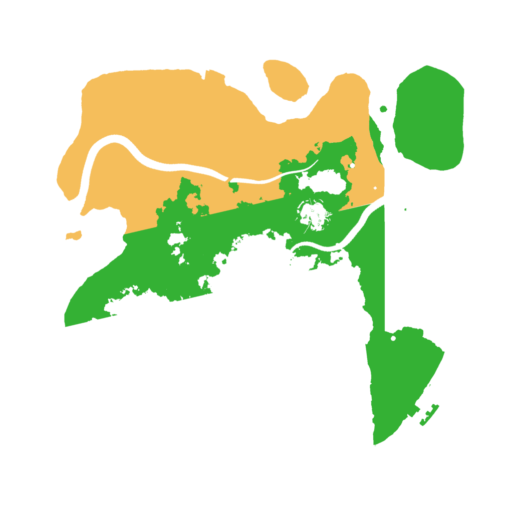 Biome Rust Map: Procedural Map, Size: 3000, Seed: 1151836996