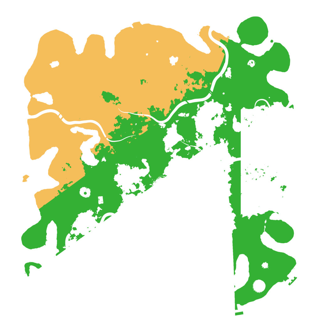 Biome Rust Map: Procedural Map, Size: 4500, Seed: 115619649