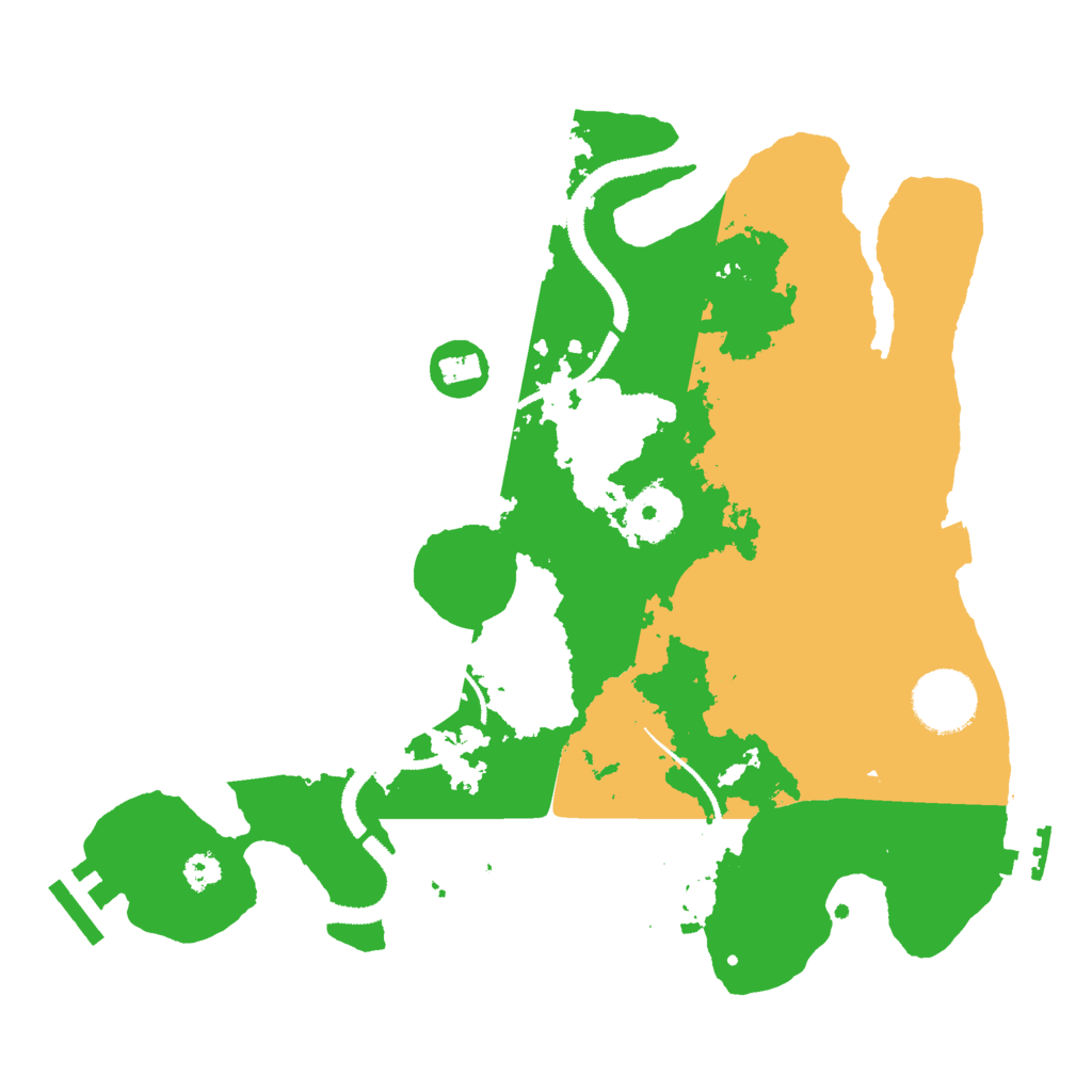 Biome Rust Map: Procedural Map, Size: 3000, Seed: 267475