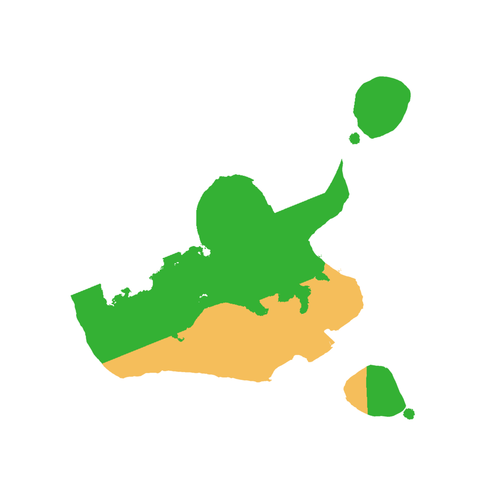 Biome Rust Map: Procedural Map, Size: 1800, Seed: 5555555