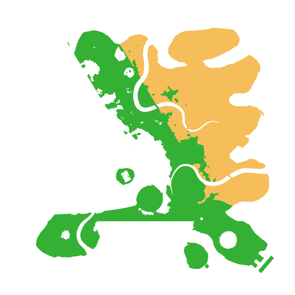 Biome Rust Map: Procedural Map, Size: 3000, Seed: 544427781