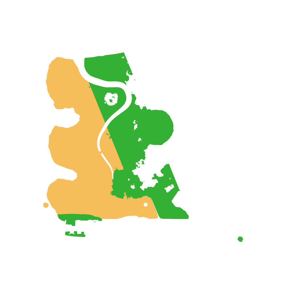 Biome Rust Map: Procedural Map, Size: 2200, Seed: 325286213