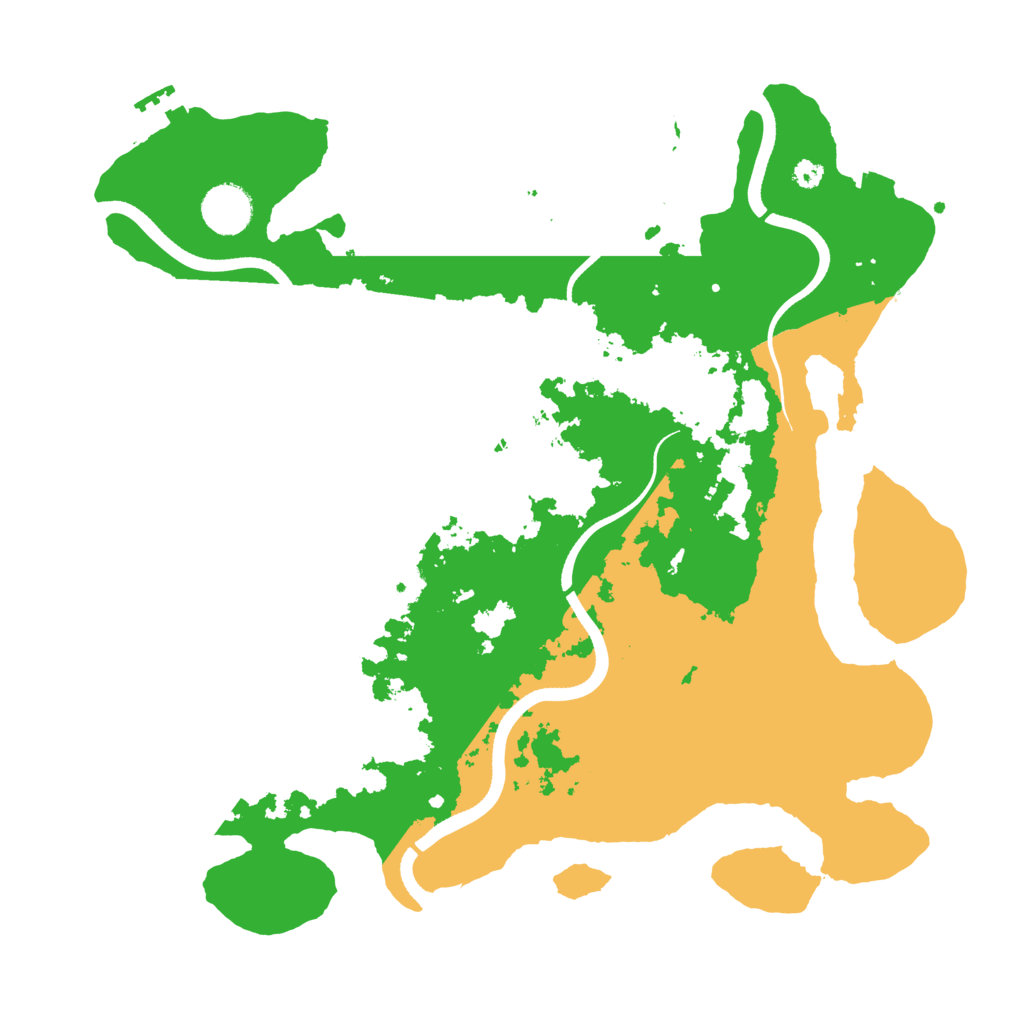 Biome Rust Map: Procedural Map, Size: 3600, Seed: 539
