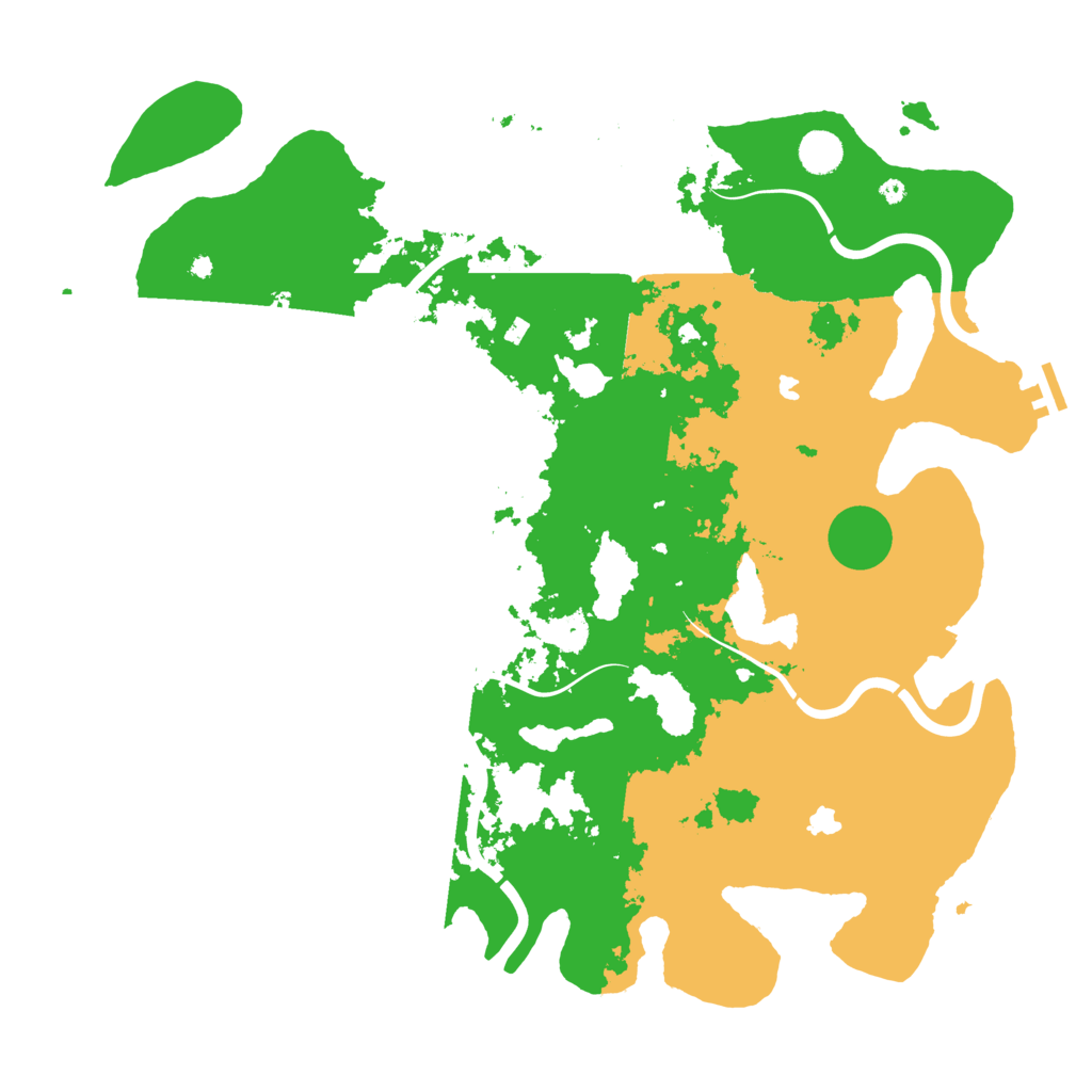 Biome Rust Map: Procedural Map, Size: 4500, Seed: 994998390