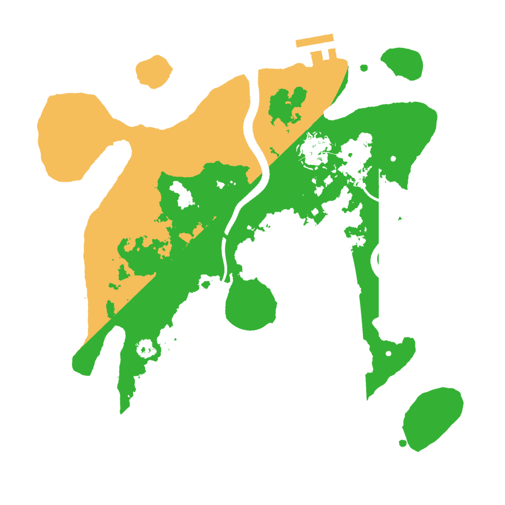 Biome Rust Map: Procedural Map, Size: 2700, Seed: 1766491317