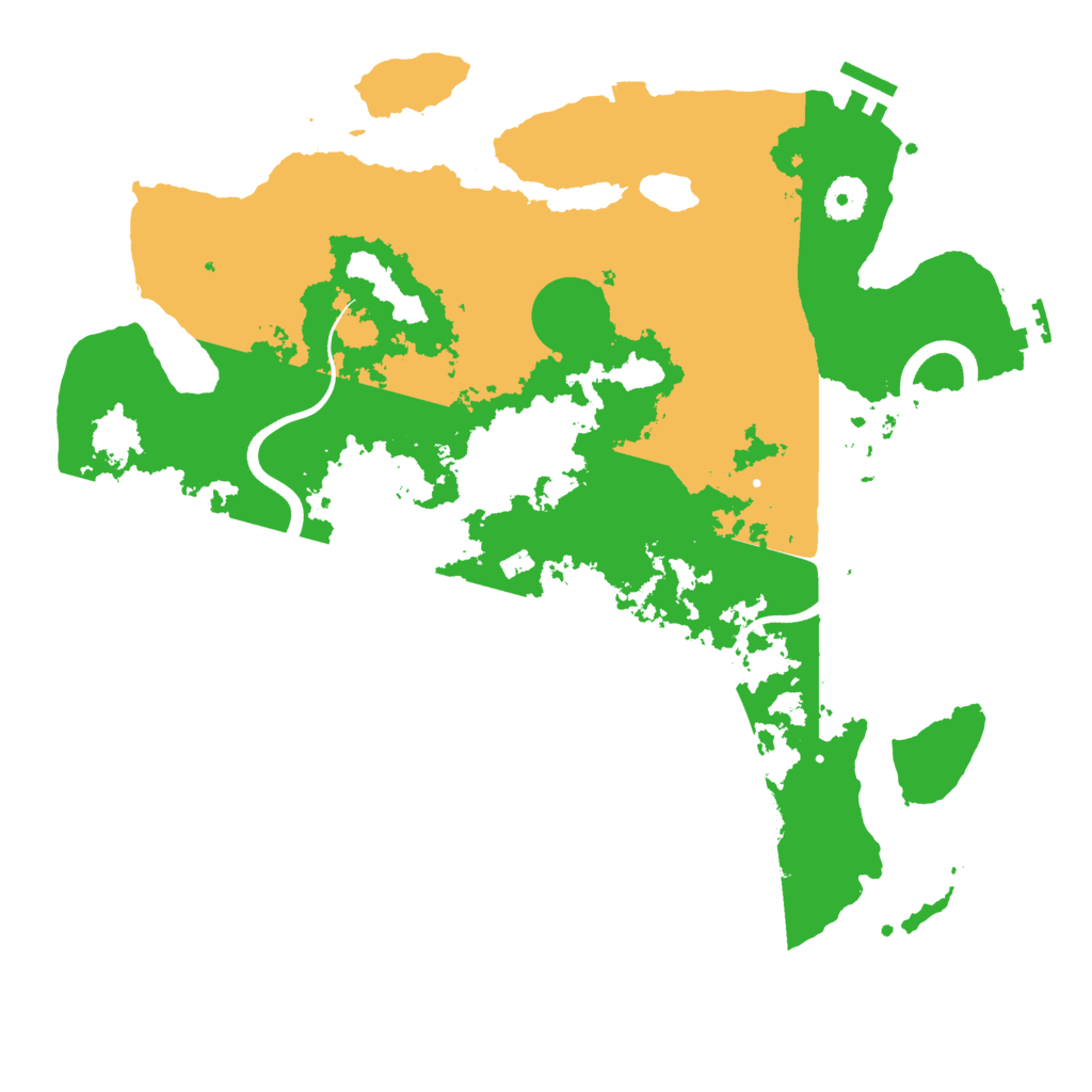 Biome Rust Map: Procedural Map, Size: 3750, Seed: 549714