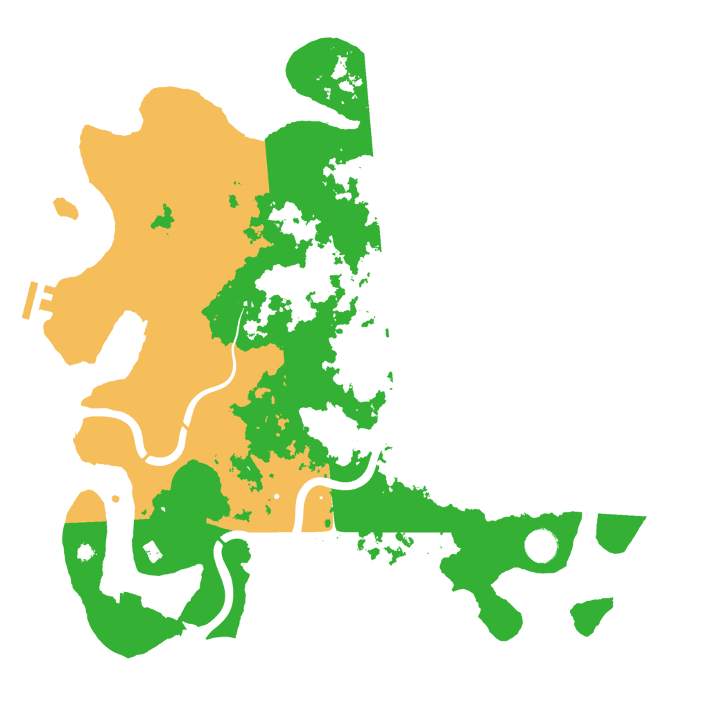 Biome Rust Map: Procedural Map, Size: 3800, Seed: 18492037