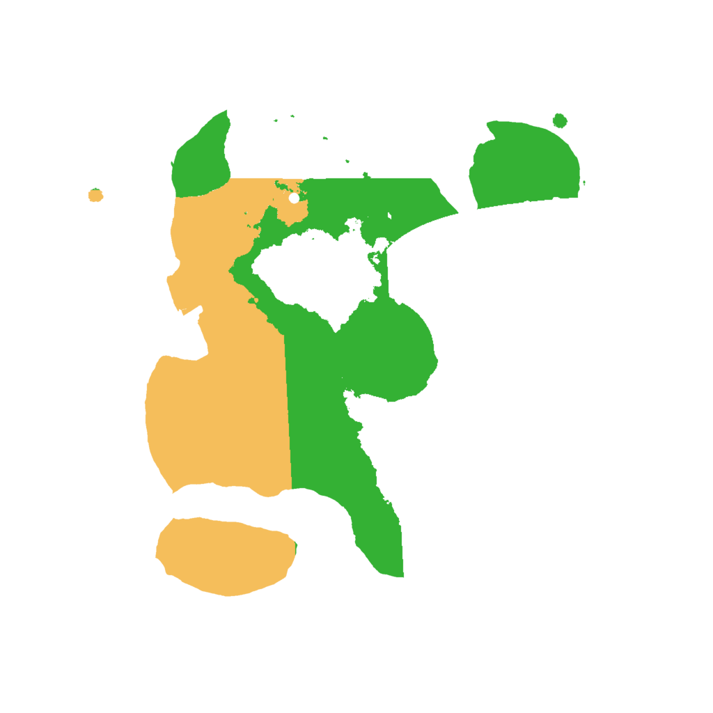 Biome Rust Map: Procedural Map, Size: 2000, Seed: 811208726