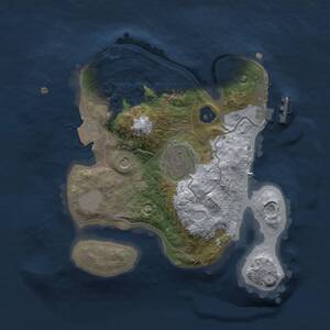 Thumbnail Rust Map: Procedural Map, Size: 2000, Seed: 811208726, 4 Monuments